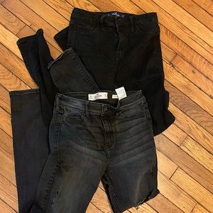 Two pairs of Hollister jeans!
